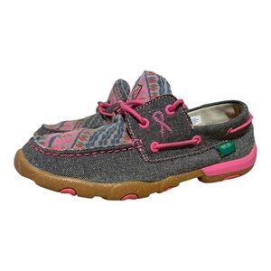 Twisted X #WDM0132 TWX Pink Eco Moccasins Sz 9